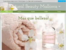 Tablet Screenshot of naturalbeauty-mallorca.com